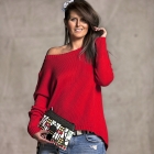 Cashmere red sweater